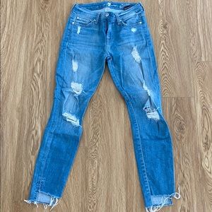 7 for All Mankind distressed jeans